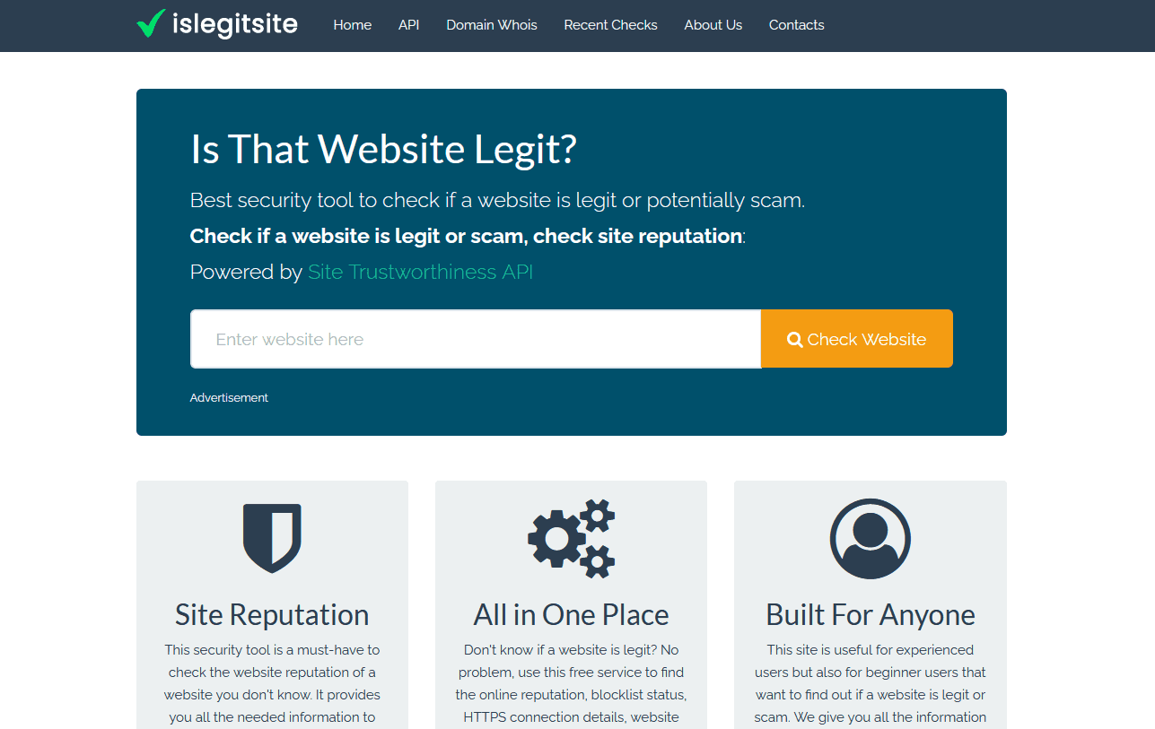 www.islegitsite.com